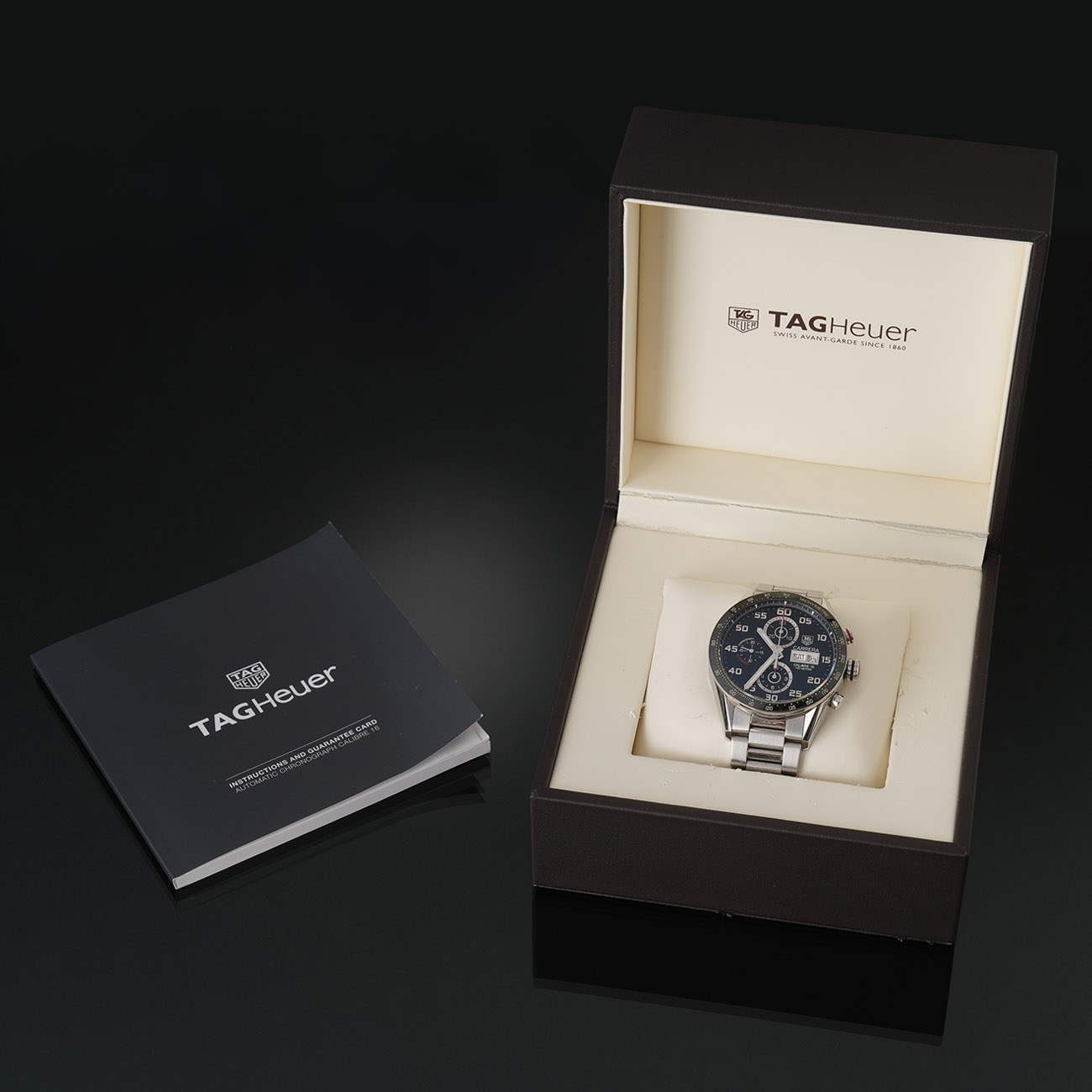 TAG HEUER(USED)태그호이어 까레라 칼리버 16 데이데이트 크로노 CV2A1R